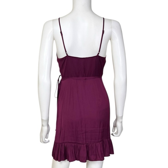 Intimately FP All My Love Shine Wrap Slip in Garnet - sz XS - Picture 7 of 9